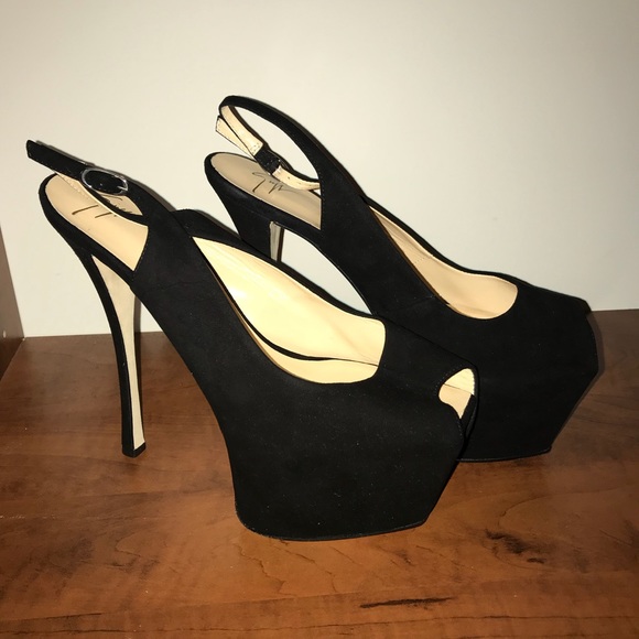 Giuseppe Suede Sling Back - Picture 2 of 3